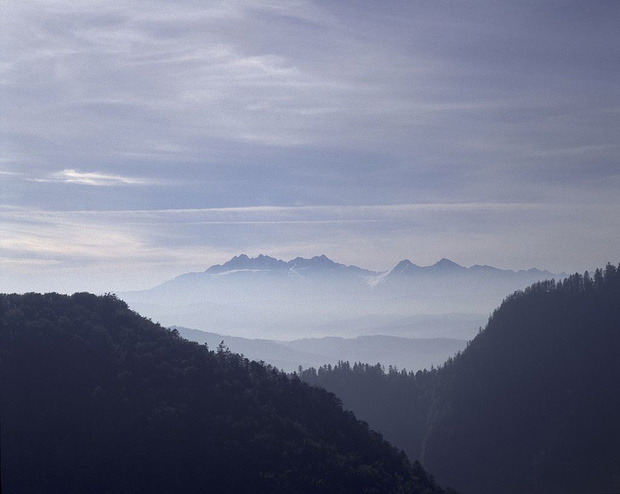 Tatra Moutains Seen From Sokolica Peak In Pieninski National Park, Poland.
