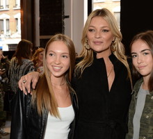 Kate Moss z córką, gwiazdy na London Fashion Week wiosna-lato 2018