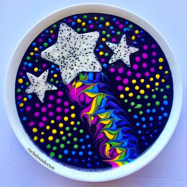 Tęczowe dania - smoothie bowls