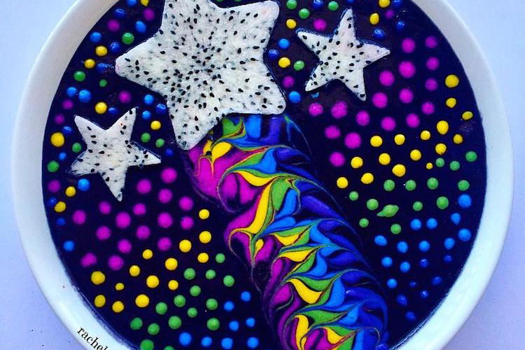 Tęczowe dania - smoothie bowls