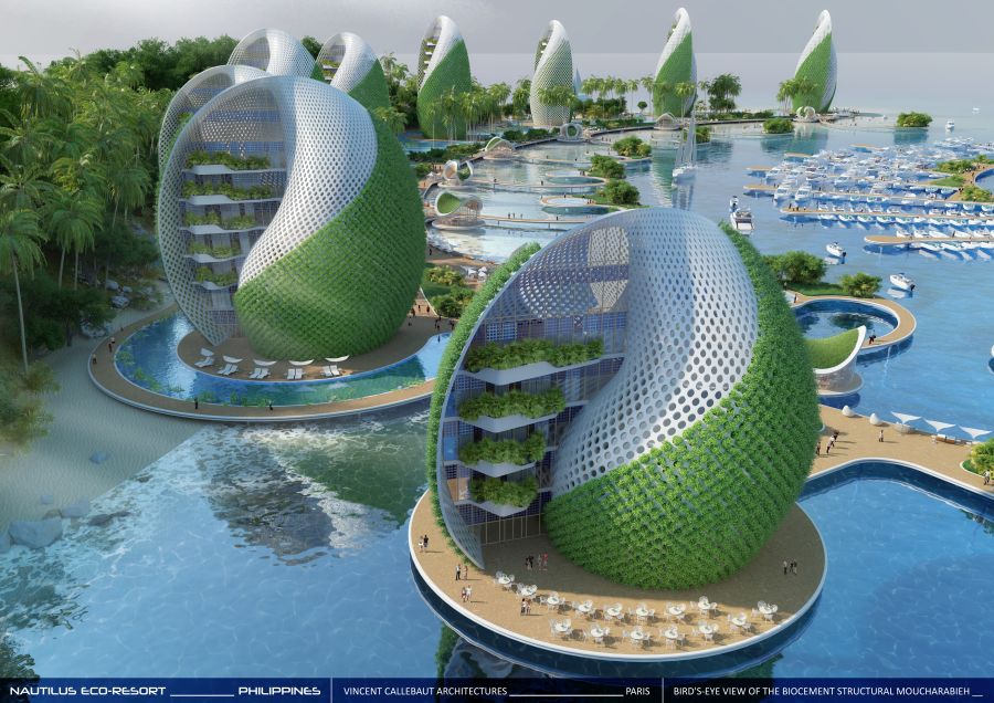 Nautilus Eco-Resort, projekt: Vincent Callebaut
