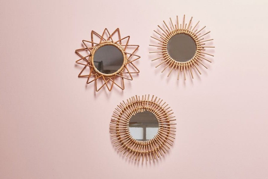 Magical Thinking Woven Wall Mirror, Urban Outfitters, 20 USD za sztukę