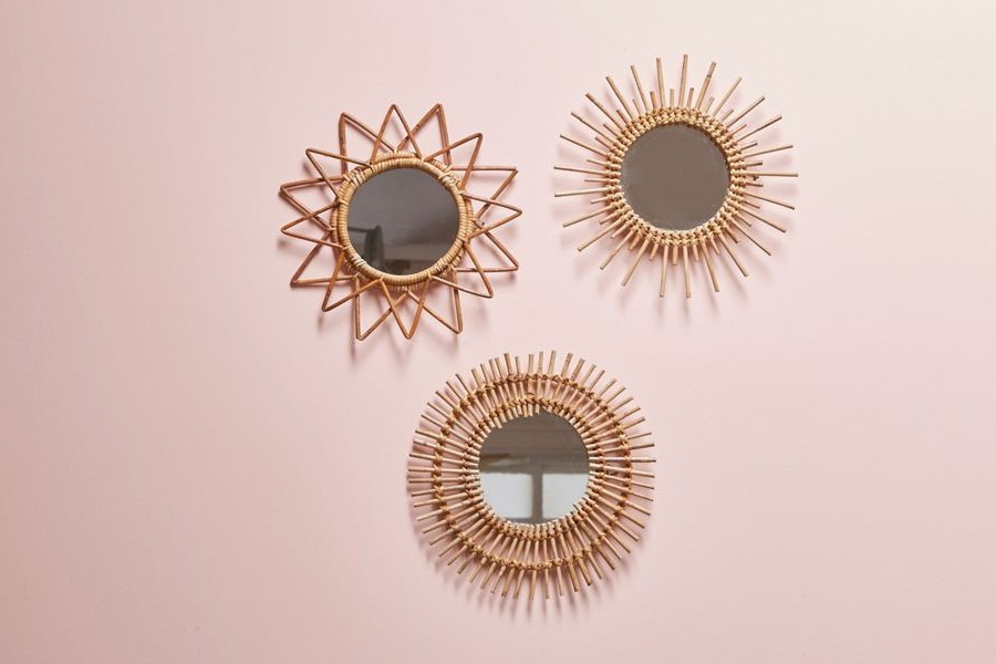 Magical Thinking Woven Wall Mirror, Urban Outfitters, 20 USD za sztukę
