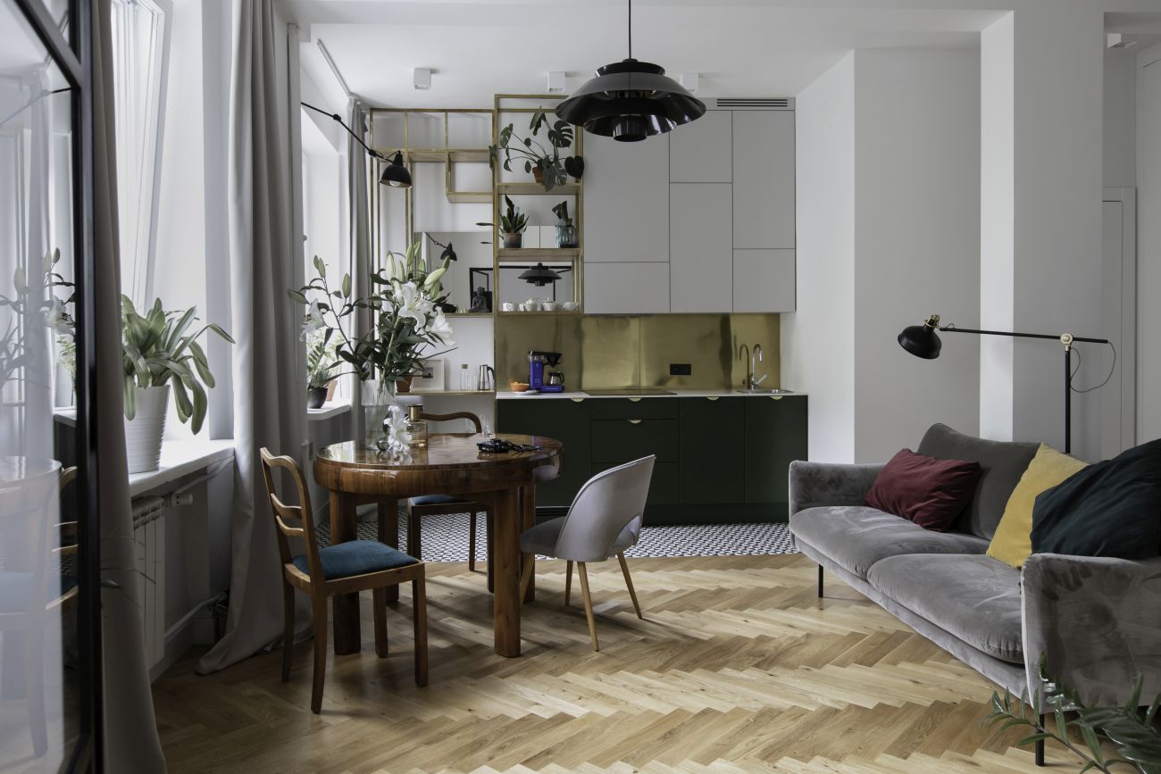 Mieszkanie na Powiślu, projekt: Martyna Kupis, Daria Wachowicz, Dash Interiors