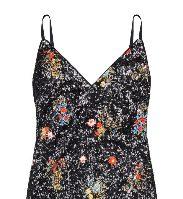 Czarna sukienka Erdem x H&M