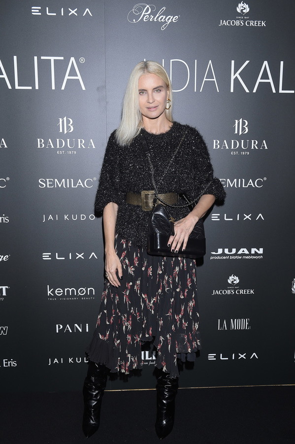 Joanna Horodyńska na pokazie Lidia Kalita jesień-zima 2017/2018