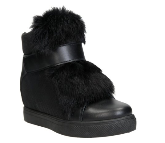 Buty z futrem