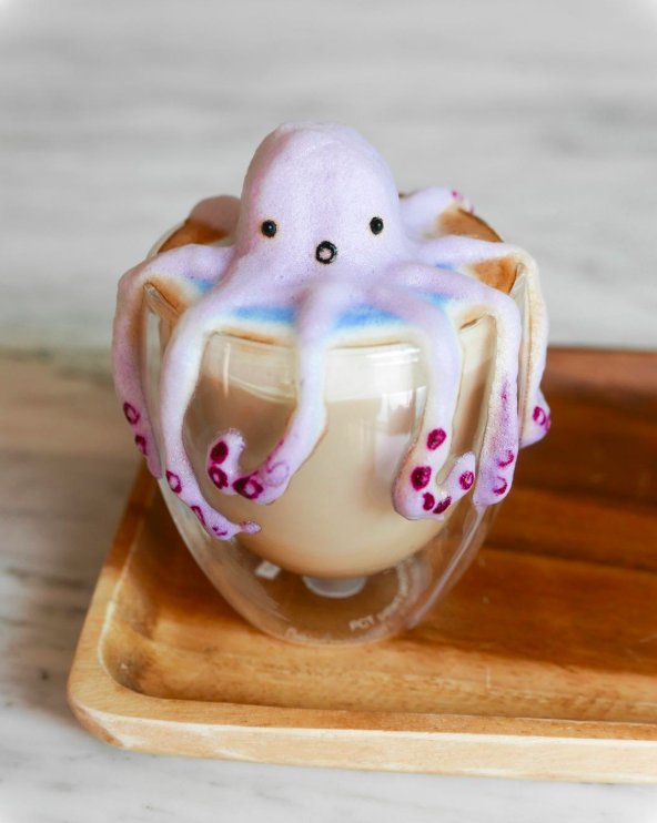3D latte art - dzieła sztuki z mlecznej pianki