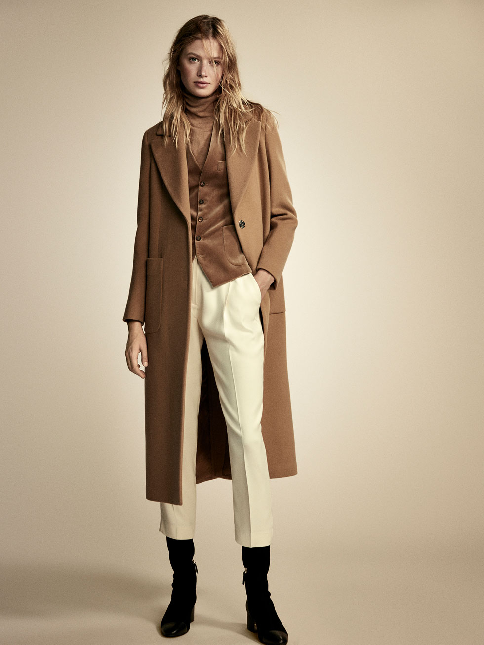 Płaszcz na zimę Massimo Dutti