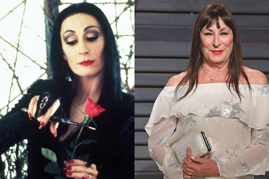 Anjelica Huston jako Morticia Addams