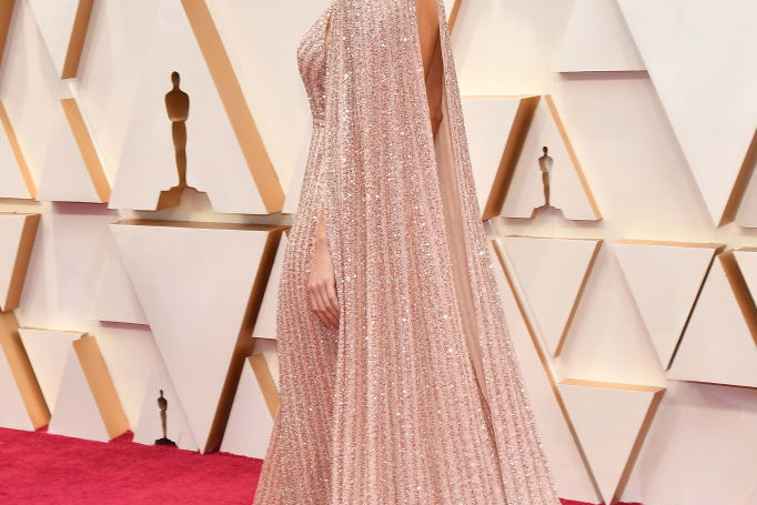 Różowe sukienki, Oscary 2020: Brie Larson