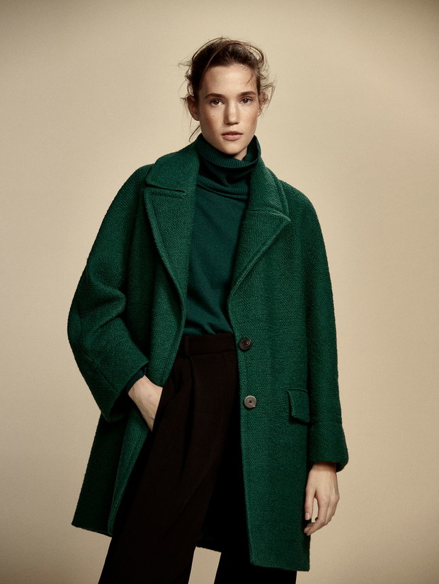 Płaszcz na zimę Massimo Dutti