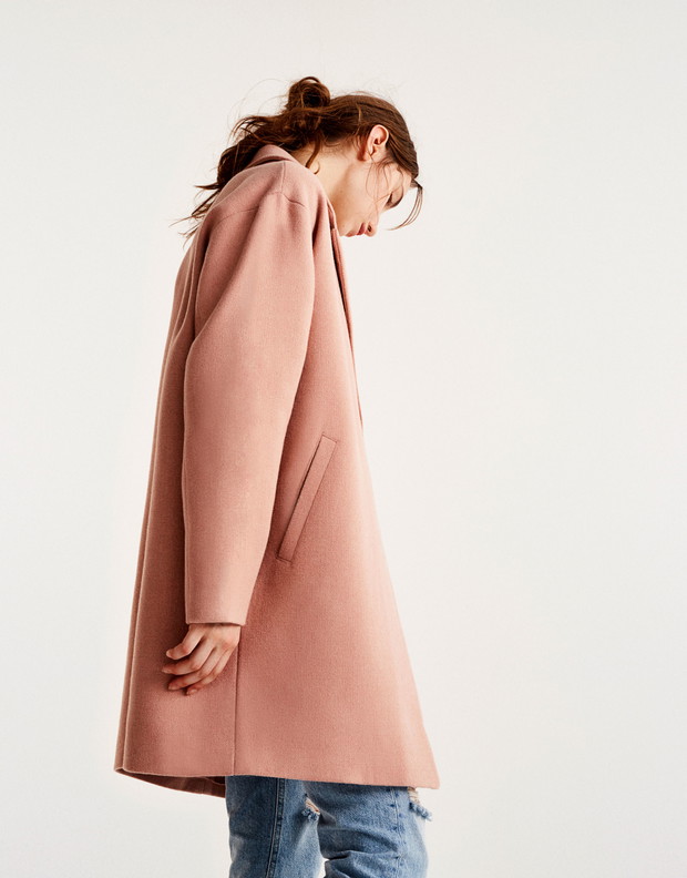Płaszcz zimowy Pull & Bear
