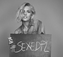 Anja Rubik w kampanii #sexedpl