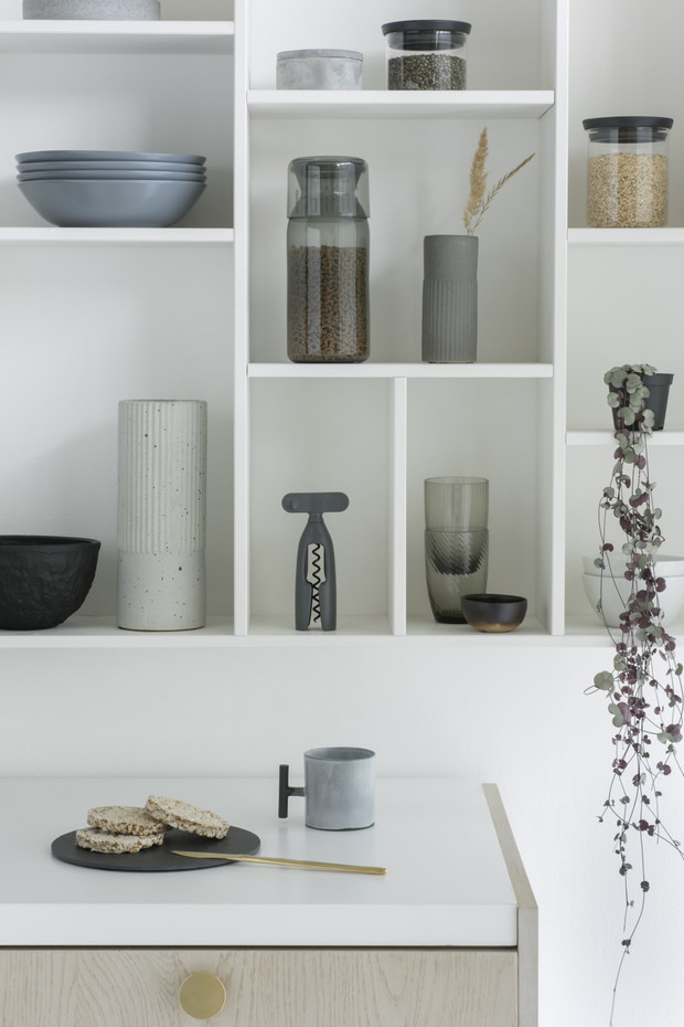 Storage Jar Dark Grey