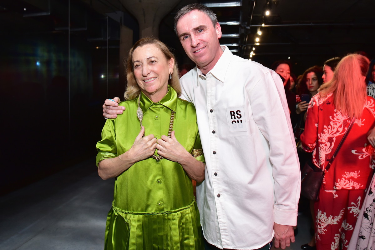 Miuccia Prada i Raf Simon