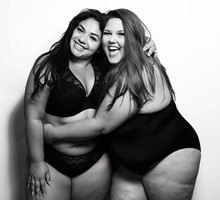 Modelki plus size przed retuszem