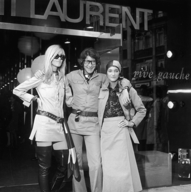 Betty Catroux na otwarciu butiku Yves Saint Laurent New Bond Street w 1969 roku