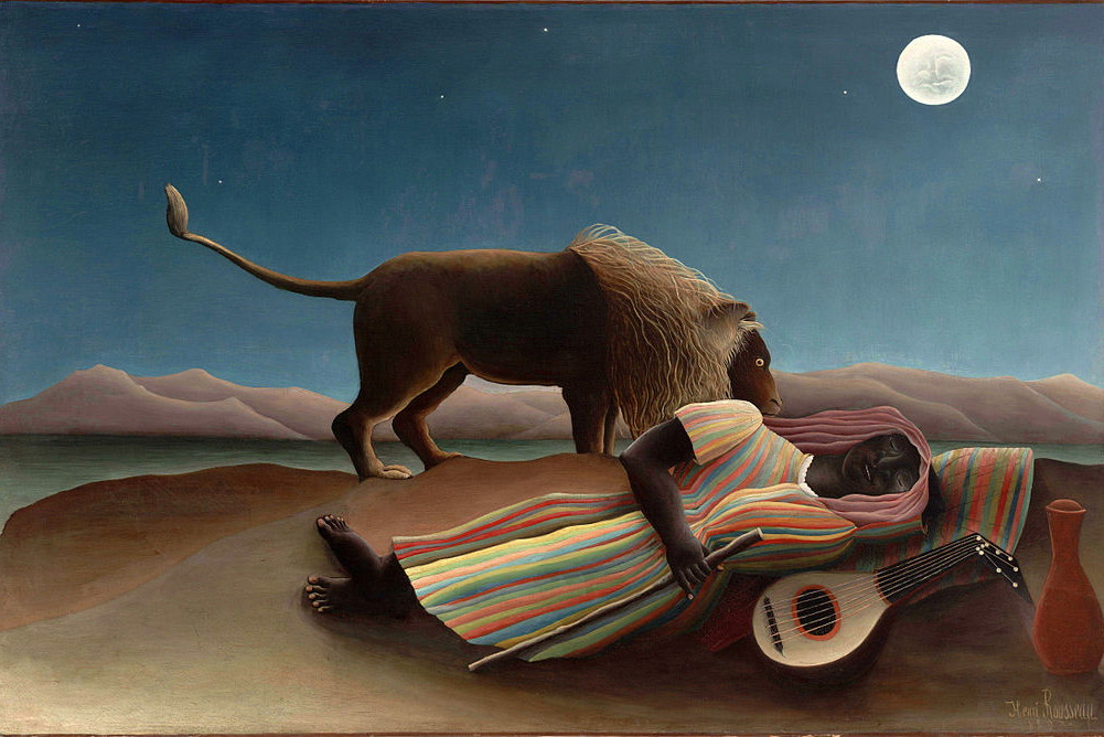 Spiąca Cyganka, Henri Rousseau, MoMA