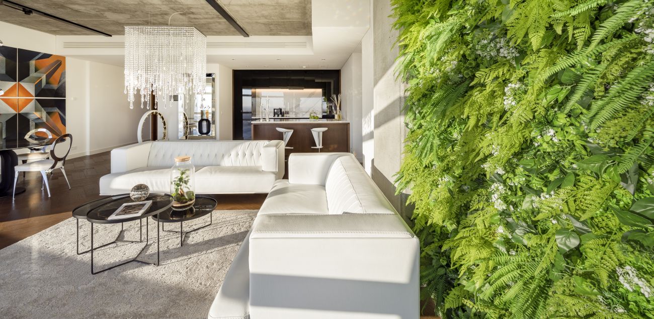 Apartament Glam, Złota 44, aranżacja Galeria Heban