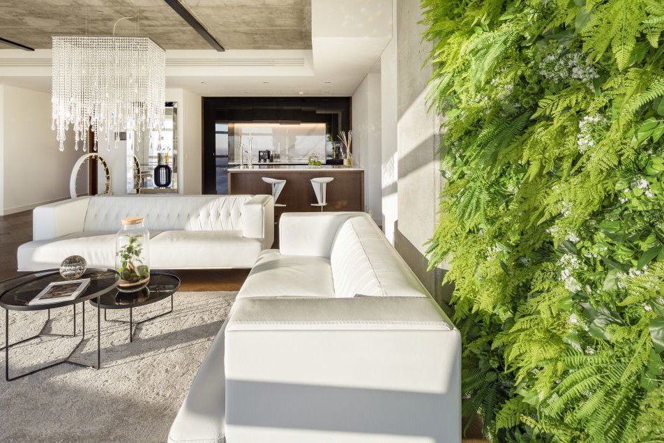 Apartament Glam, Złota 44, aranżacja Galeria Heban