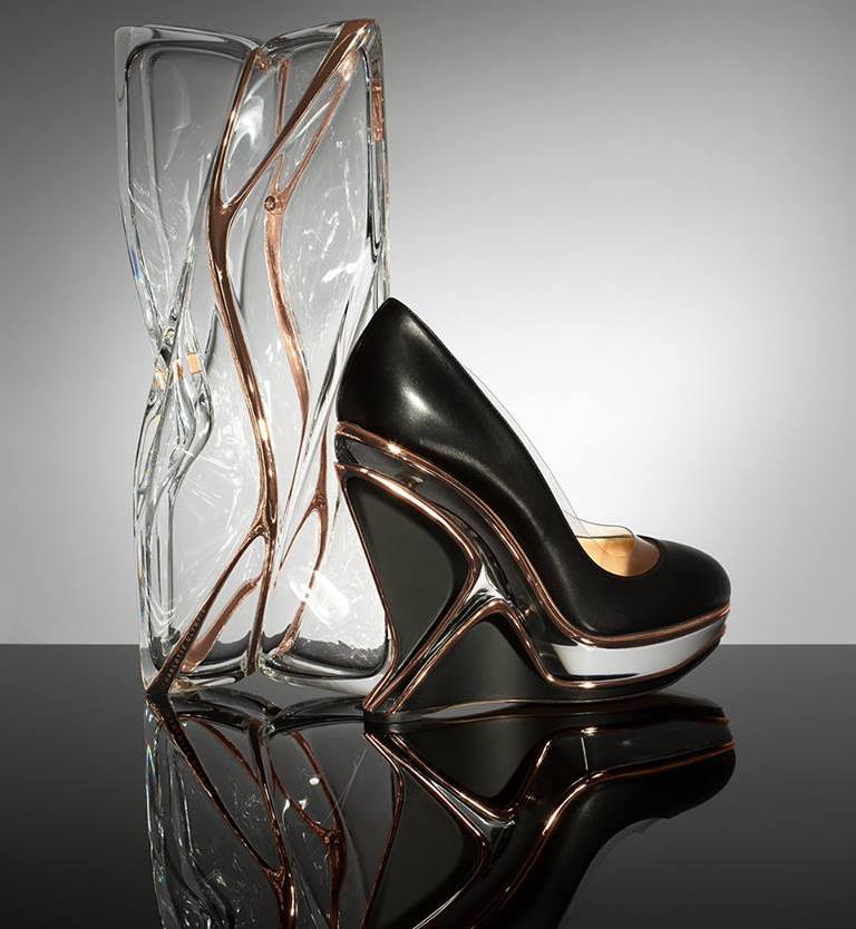 Charlotte Olympia x Zaha Hadid, torebka i buty