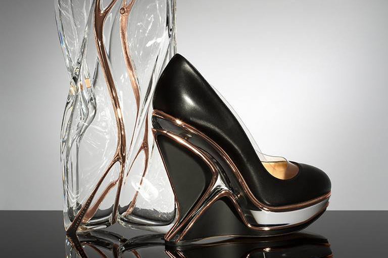Charlotte Olympia x Zaha Hadid, torebka i buty