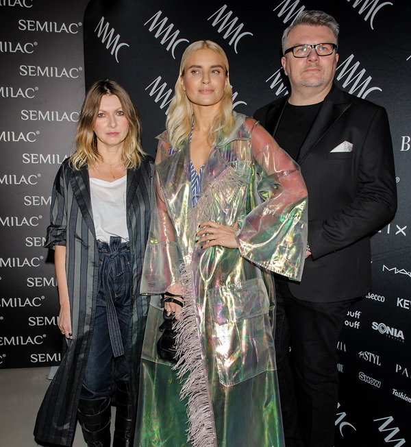 Gwiazdy na pokazie MMC wiosna-lato 2018: Ilona Majer, Joanna Horodyńska i Rafał Michalak