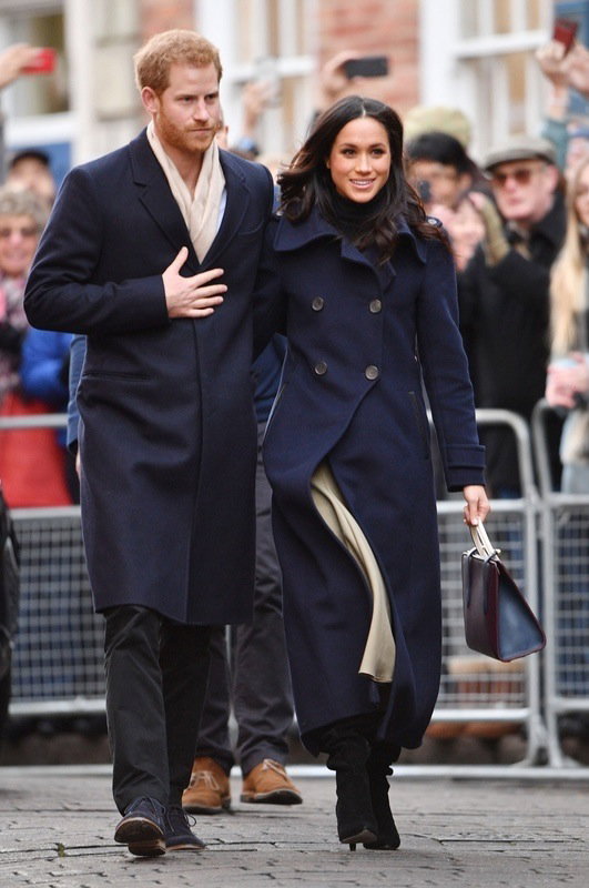 Książę Harry i Meghan Markle podczas wizyty w Nottingham, 1
