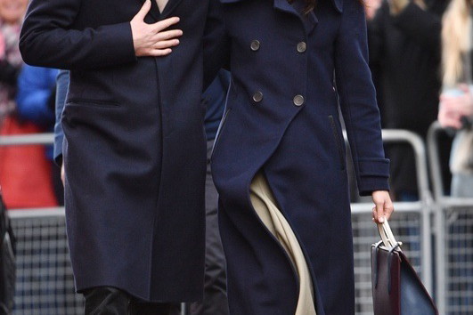 Książę Harry i Meghan Markle podczas wizyty w Nottingham, 1