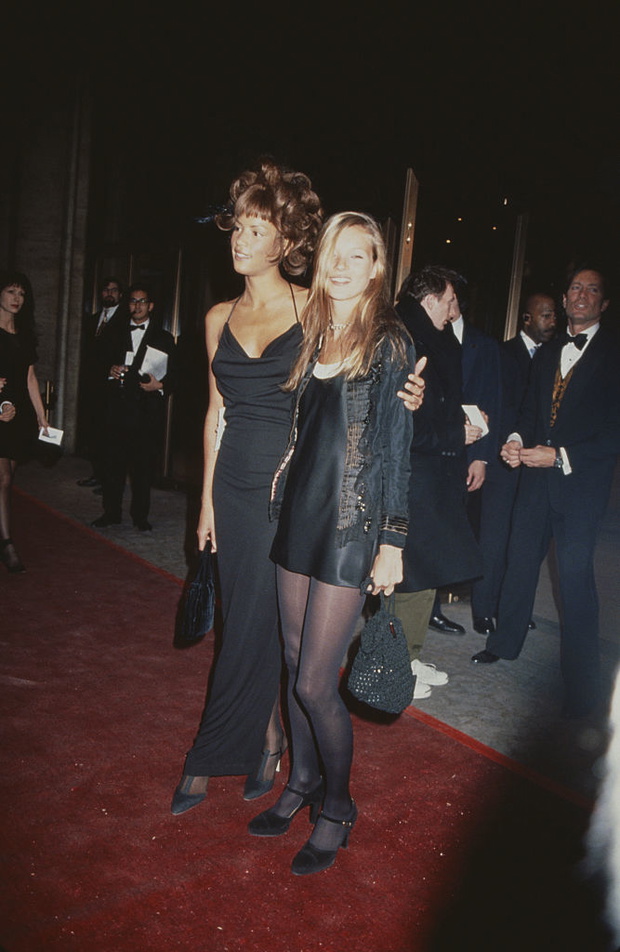 Kate Moss and Veronica Webb