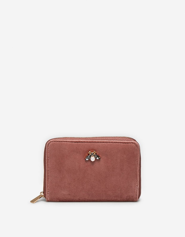 Portfel welurowy Stradivarius