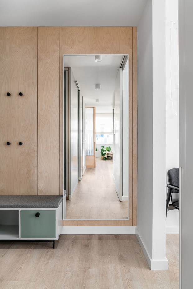 Skandynawski styl w gdańskim mieszkaniu, projekt: Raca Architekci