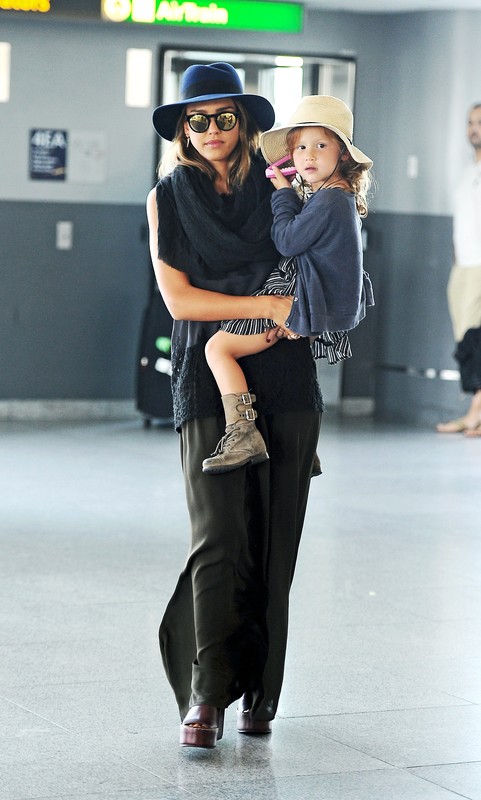Haven Garner Warren i Jessica Alba, 2015 rok