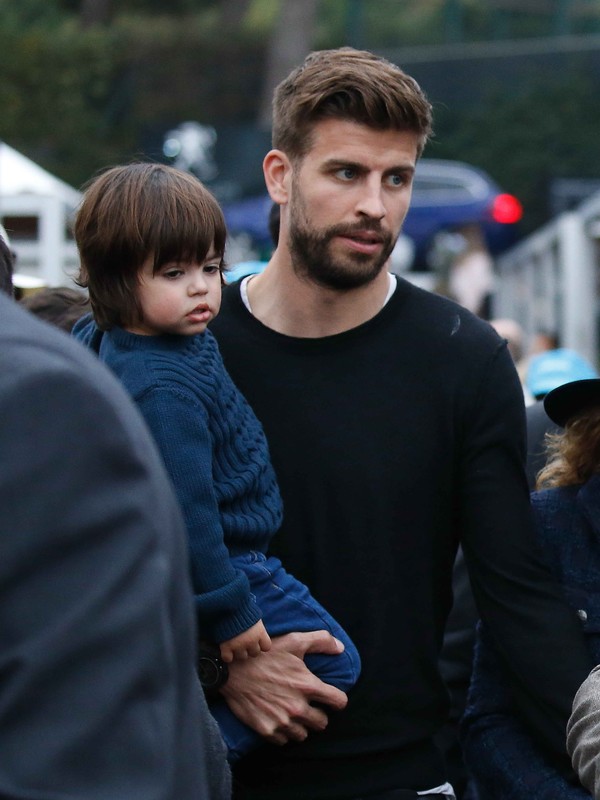 Shakira i Gerard Pique z synem na meczu tenisowym