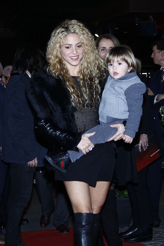 Shakira i Pique z dzie?mi na imprezie