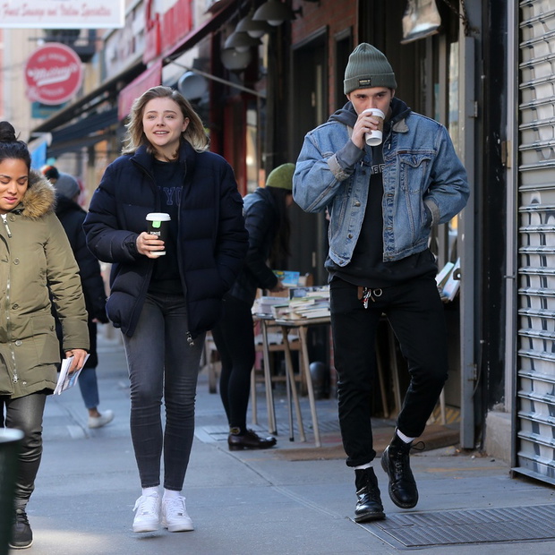 Chloe Moretz i Brooklyn Beckham na kawie