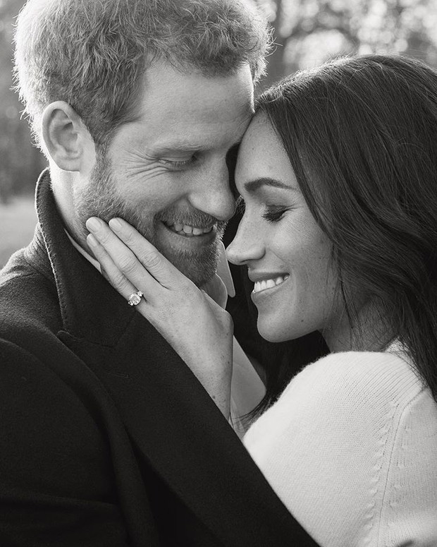 Zaręczynowe zdjęcie Meghan Markle i księcia Harry