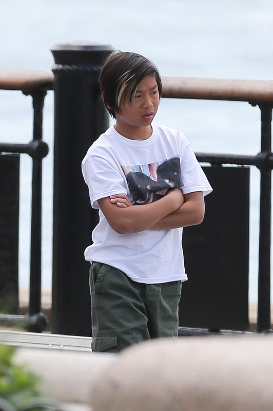 Shiloh i Pax Jolie Pitt zwiedzaj? Statu? Wolno?ci