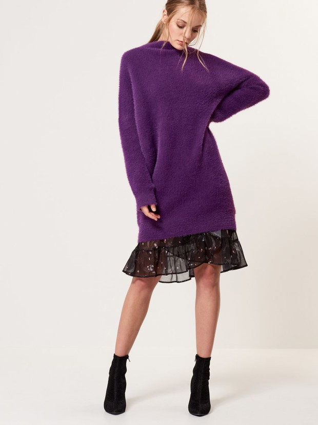 Fioletowy sweter Mohito