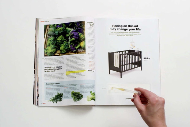 Nietypowa kampania IKEA z testem ciażowym