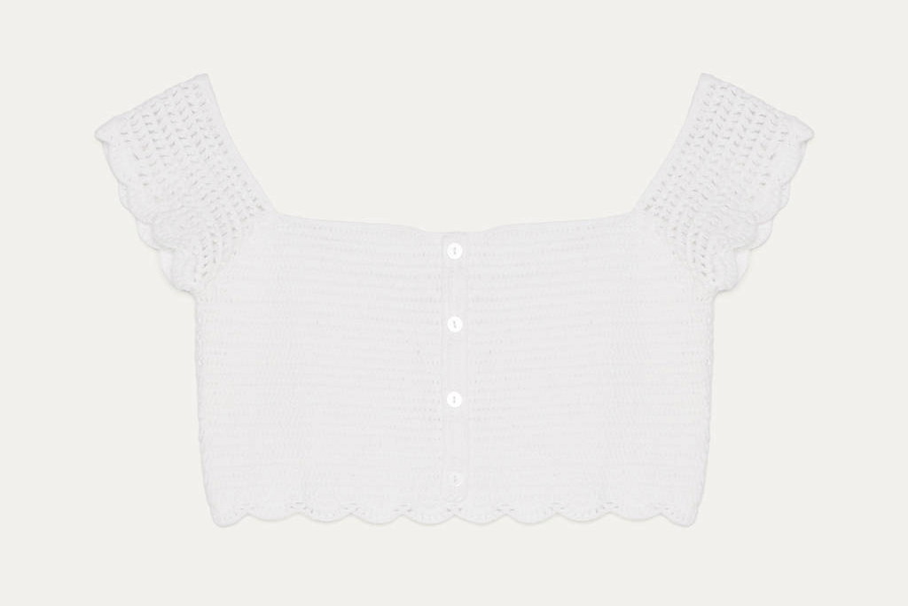 Szydełkowy top w stylu Jane Birkin