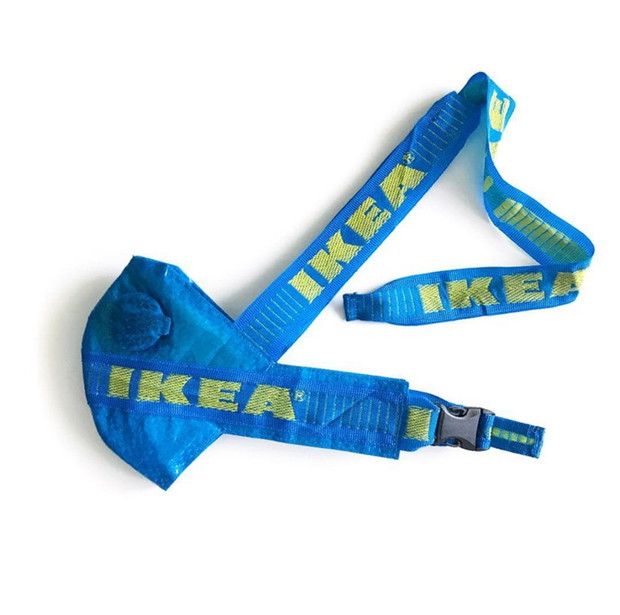 Maska z torby IKEA