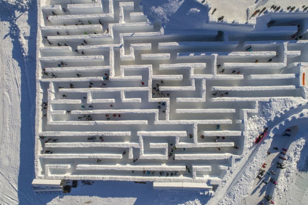 sniezny labirynt, zakopane, snowlandia, atrakcje, lotnicze, fot adam brzoza