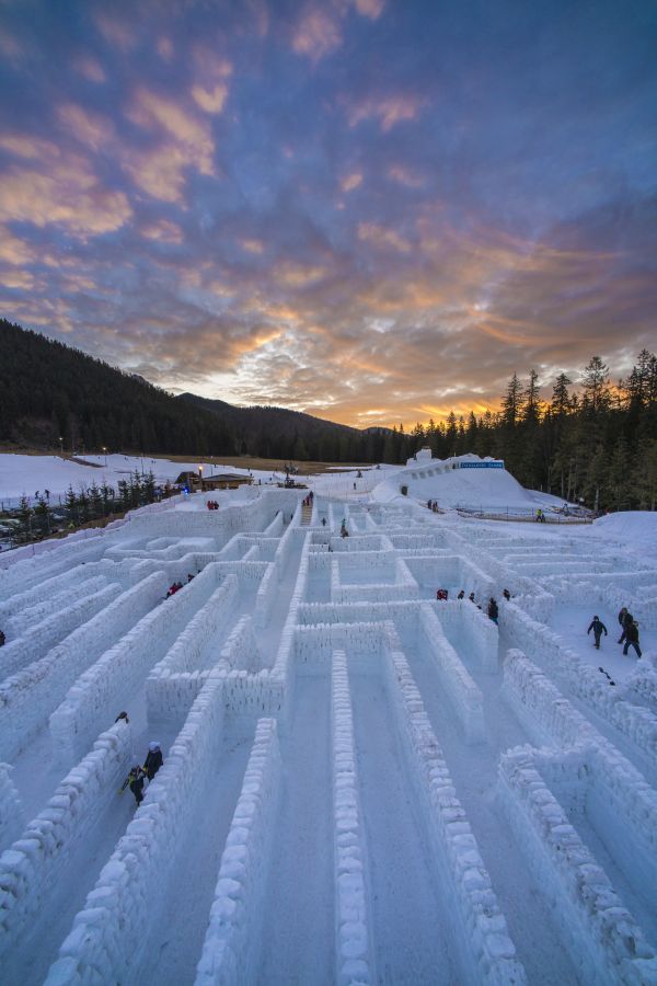 sniezny labirynt, zakopane, snowlandia, fot adam brzoza