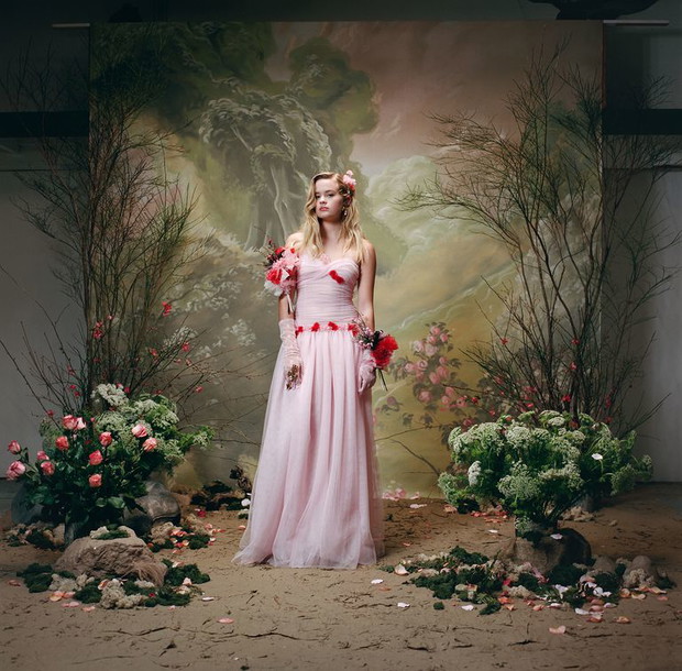 Ava Philippe w lookbooku Rodarte jesień-zima 2018