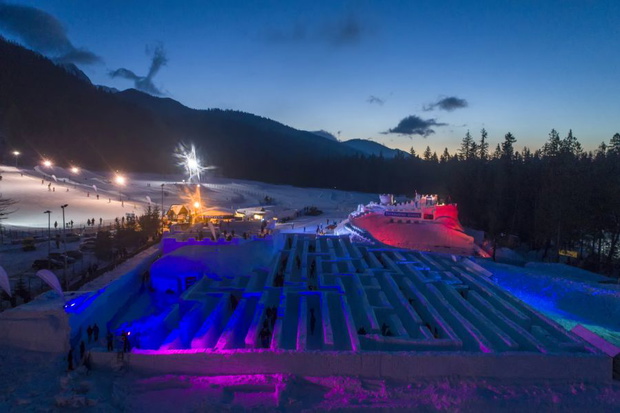 sniezny labirynt, zakopane, snowlandia, atrakcje, lotnicze, fot adam brzoza