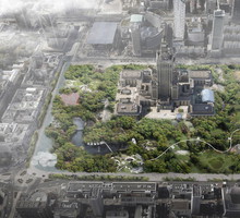 Plac Oddechu, wizualizacja autorstwa Patrycji Stołtny i Michała Sapko, futuwawa
