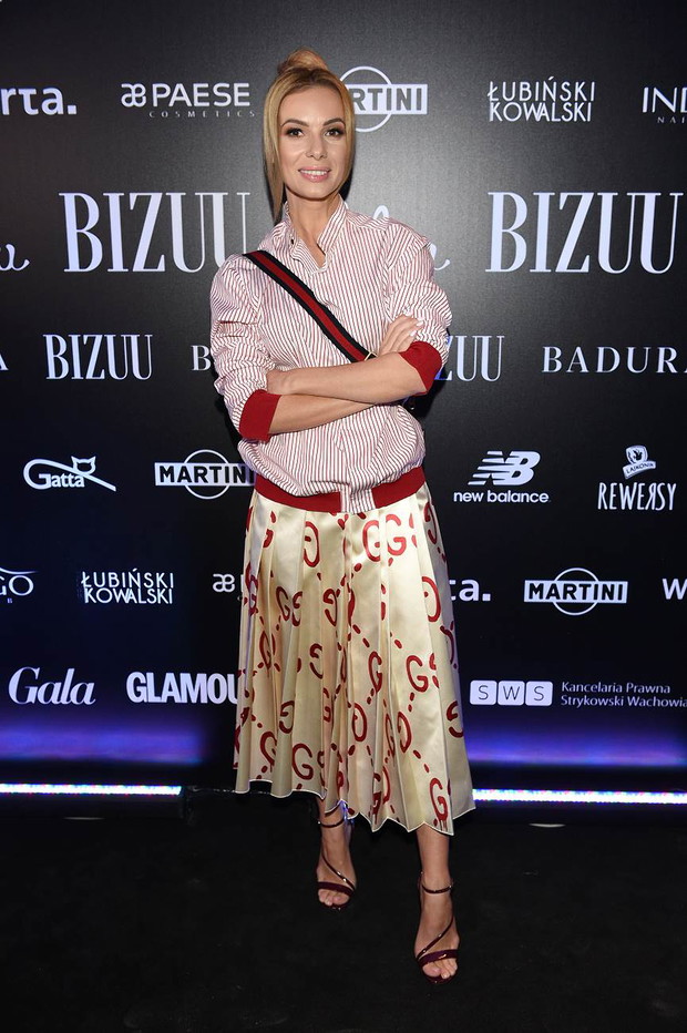 Izabela Janachowska na pokazie Bizuu wiosna-lato 2018
