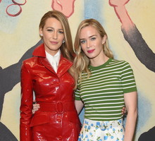 Blake Lively i Emily Blunt na pokazie Michael Kors jesień-zima 2018/2019